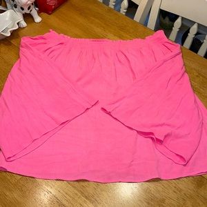 Lilly Pulitzer Pink Off The Shoulder Top Size XL